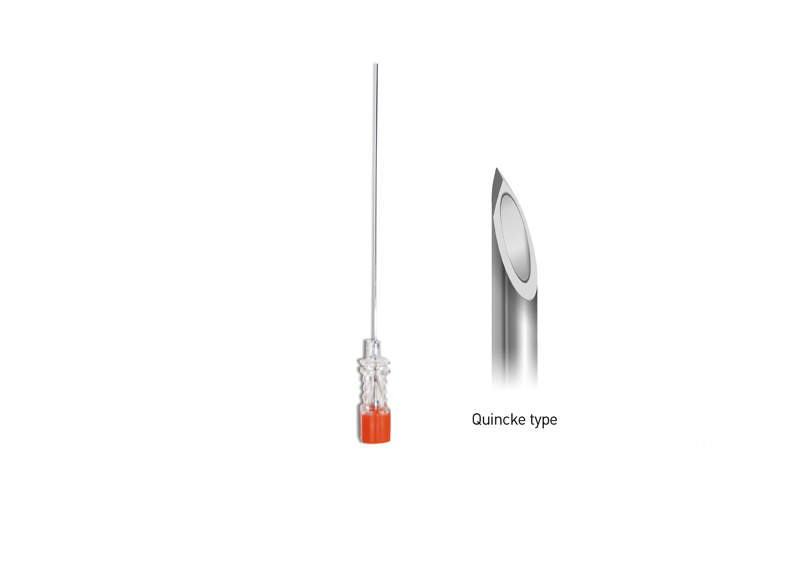 Голка для спінальної анестезії "MEDICARE" «Квінке»24G x 3 ½ (0,55мм x 88мм)